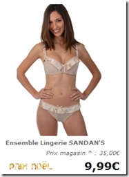 promotion boncoup lingerie feminine beige