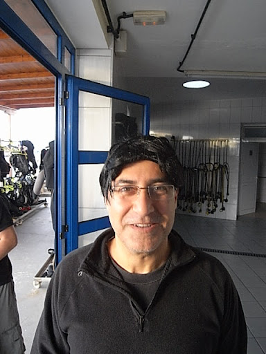 This Bozo seemed fascinated by his own relection in the camera lens
