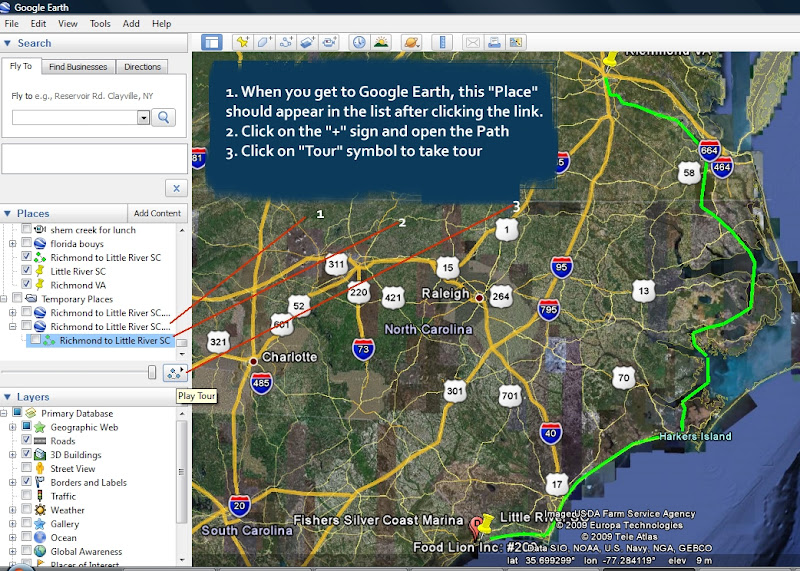Sailing the Intercoastal Waterway to Little River SC