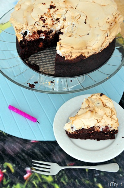 Chocolate and Hazelnut Meringue Cake