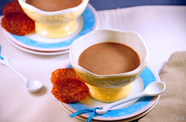 Earl Grey Pots de Crème and Honey Lace Cookies