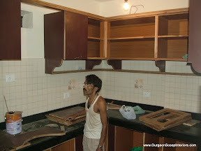 A kitchen in progress