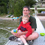 A try at fishing on the dock at our cottage. &ndash; 05-Aug-2010