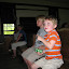 David tells the girls where to sit at the schoolhouse in Greenfield Village. He loved it! &ndash; 08-Aug-2010