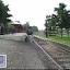 Train parks as Greenfield Village closes. David puts his wagon away. &ndash; 08-Aug-2010