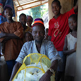 &ndash; Chief , the villagers and a bag of medications. .....Dec. 2, 2007…. © 2007 NHA Photos