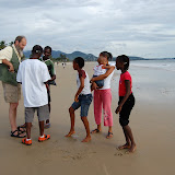  &ndash; Talking with bead trader on Lumley Beach…. © 2007 NHA Photos