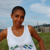  &ndash; Kadijah displaying her CafePress Nazareth House sleeveless shirt. Lumley Beach, Freetown…. © 2007 NHA Photos