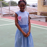  &ndash; Lucy at school in uniform on her birthday…. © 2007 NHA Photos