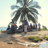 &ndash; © 2008 NHA Photos, Vicki Hicks, Photographer, peddlers gather to sell their goods along the beach