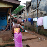  &ndash; Kroo Bay, Freetown, Sierra Leone. A Slum Community being pushed into the ocean. …. © 2008 September NHA Media Photos, Vicki Hicks photographer.