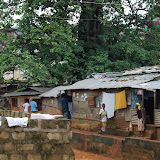 &ndash; Kroo Bay, Freetown, Sierra Leone. A Slum Community being pushed into the ocean. …. © 2008 September NHA Media Photos, Vicki Hicks photographer.