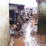  &ndash; Flood Damage: Kroo Bay cleans up after flood. …. © 2008 September NHA Media Photos, Salu Bangura, photographer.