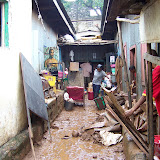  &ndash; Flood Damage: Kroo Bay cleans up after flood. …. © 2008 September NHA Media Photos, Salu Bangura, photographer.