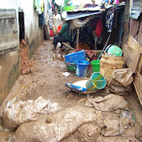  &ndash; Flood Damage: Kroo Bay cleans up after flood. …. © 2008 September NHA Media Photos, Salu Bangura, photographer.
