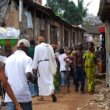  &ndash; Kroo Bay, Freetown, Sierra Leone. A Slum Community being pushed into the ocean. …. © 2008 September NHA Media Photos, Vicki Hicks photographer.