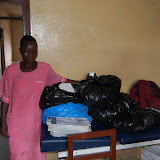  &ndash; All of the supplies for the Clinic from Nazareth House Apostolate. . …. © 2008 September NHA Media Photos, James B. Mansaray, photographer.