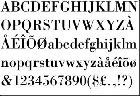 Bodoni Bodoni