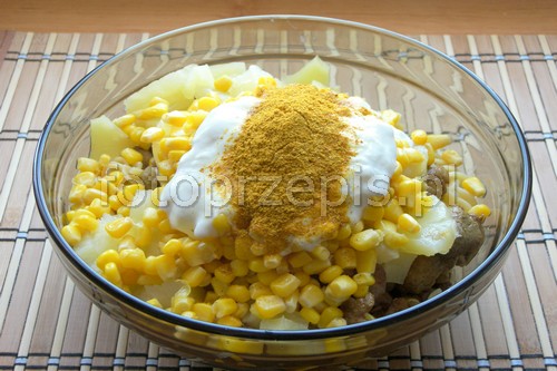 Makaronowa sałatka curry z kurczakiem i ananasem salatki kuchnia polska przepis foto Makaronowa sałatka curry z kurczakiem i ananasem salatki kuchnia polska przepis foto