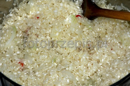 Risotto z grillowaną cukinią i pomidorami kuchnia wloska kuchnia wegetarianska kuchnia europejska przepis foto Risotto z grillowaną cukinią i pomidorami kuchnia wloska kuchnia wegetarianska kuchnia europejska przepis foto
