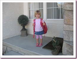 That backpack is almost the same size as me! That backpack is almost the same size as me!