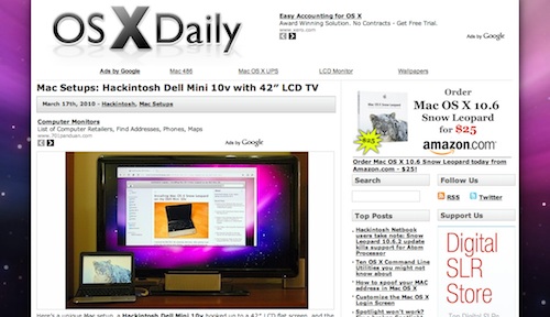 My Hackintosh on OS X Daily