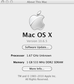 Mac OS X 10.6.5