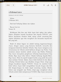 GEMA Daily Devotion 1 Februari 2011
