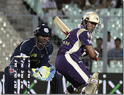 Kolkata v Deccan-kolkata-captain-gatuam-gambir-playing-ipl-2011