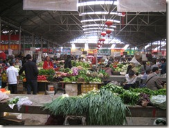 20a. The Lhasa market full of amazing produce