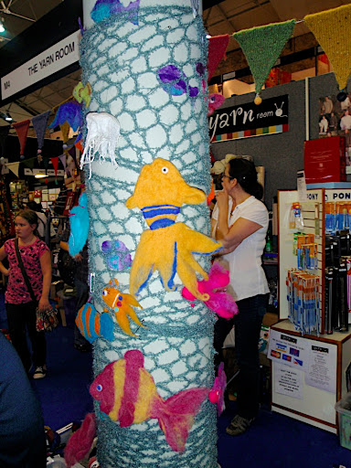 Knitting and Stitching Show, RDS, Dublin, October 2010 Aran Brew