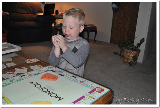 11-12-10 playing Monopoly 11