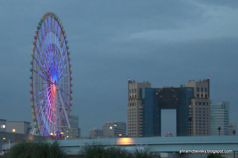 Japan Tokyo Odaiba Ferris Wheel Япония Токио Одайба Колесо Обозрения