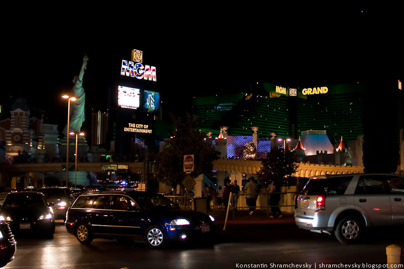США Америка Лас Вегас Казино Отель MGM Grand
