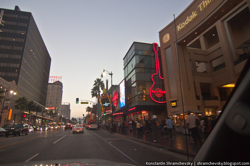 USA California Los Angeles Hollywood Boulevard США Калифорния Лос Анджелес Голливуд Бульвар Аллея Звёзд