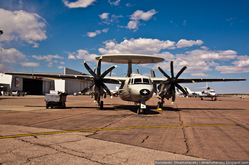USA AF Air Force Grumman E-2 Hawkeye США ВВС Грумман E-2 Хокай