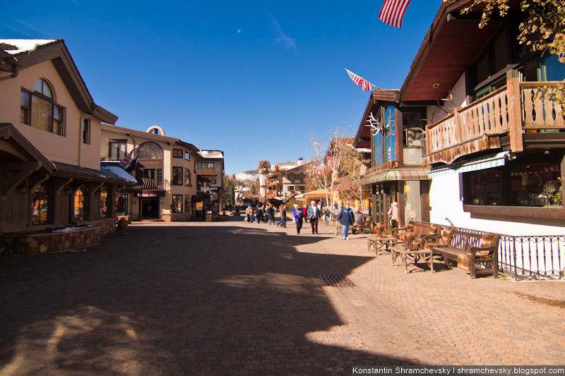 USA Colorado Rocky Mountains Vail Ski Resort США Колорадо Вэйл Горы Лыжный Курорт