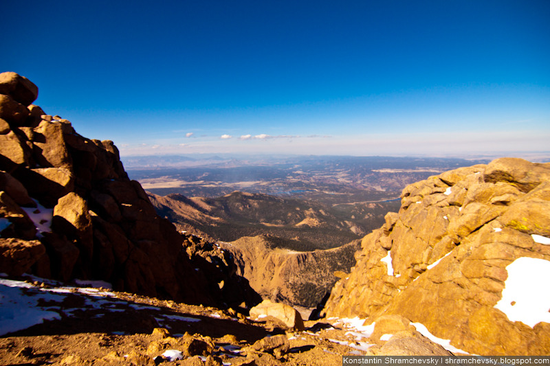 USA Colorado Rocky Mountains Pikes Peak США Колорадо Скалистые Горы Пайкс Пик