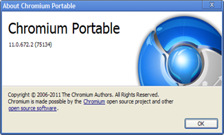 Chromium versão nº Chromium versão nº