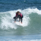 Andrea versucht sich mit dem Fischli