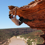 ein wenig Klettern waren wir auch noch. Beim Natural Window.