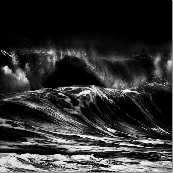 Fotografias em preto e branco do oceano (14)