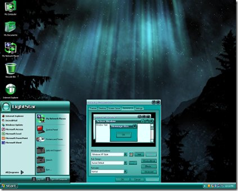  Baixar Tema Aurora para Windows XP