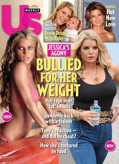 jessica simpson weight gain us weekly magazine cover photo