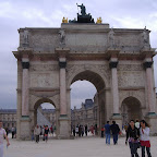 Outside the Louvre. The weather sucked.