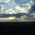 View from the train, this should be Izumi. Sky looked lovely.