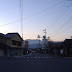 The road to the train station.