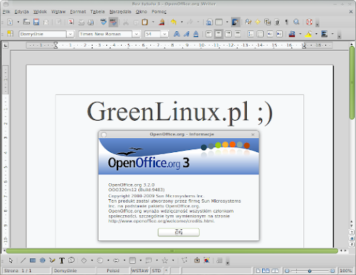 openoffice 3. Instalacja OpenOffice 3.2 w