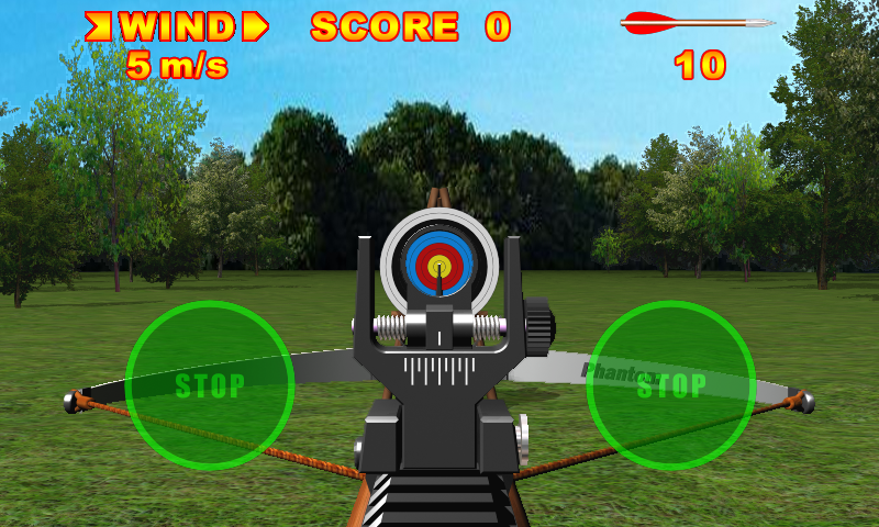 Android application Crossbow Shooting deluxe screenshort