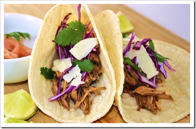 tacos al pastor spicy shredded pork